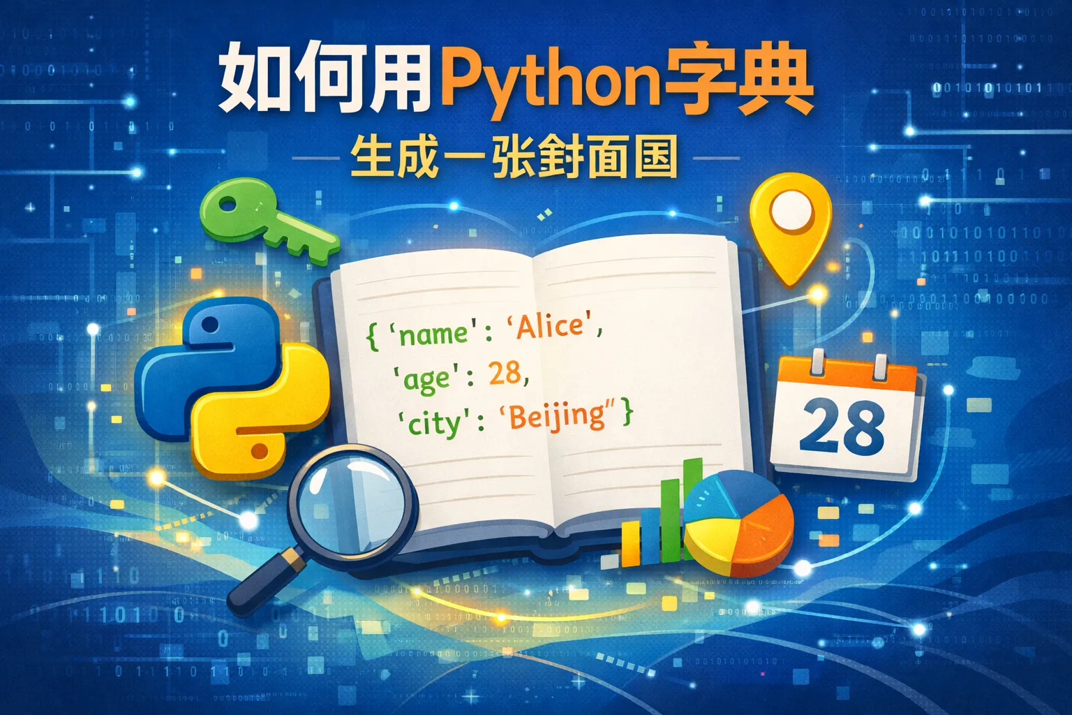 如何用python字典