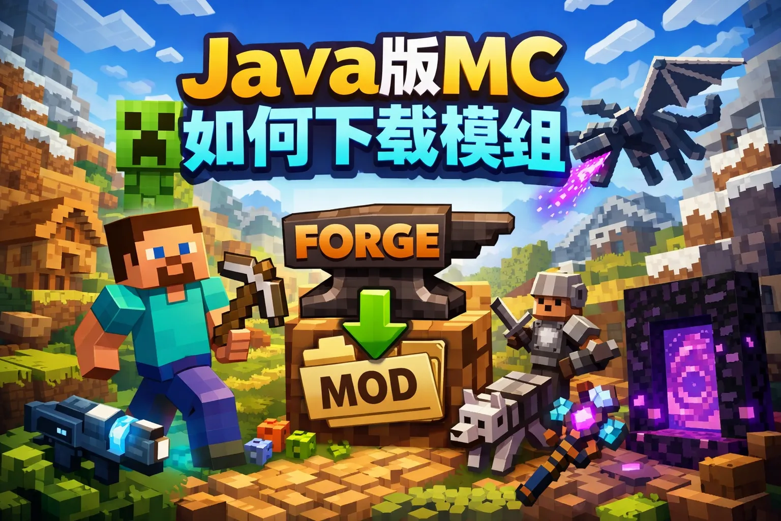 java版mc如何下载模组