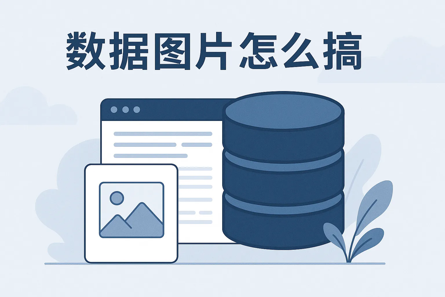 数据库图片怎么搞