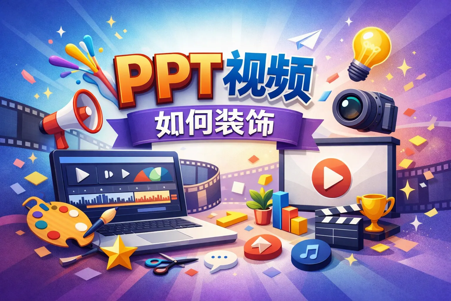 ppt视频如何装饰