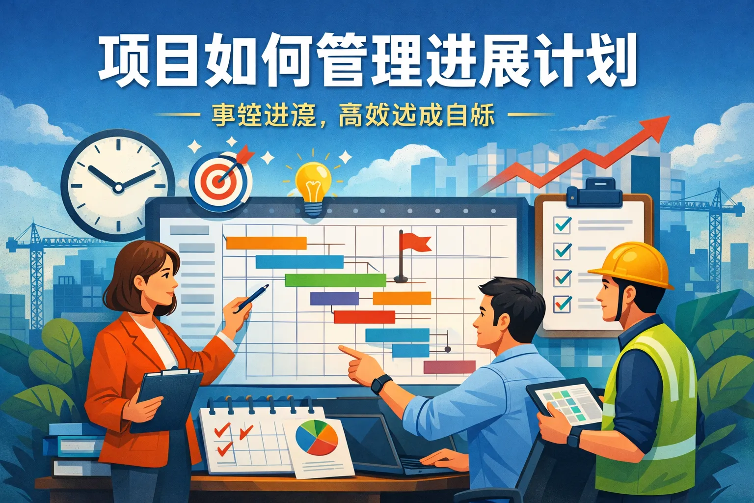 项目如何管理进展计划