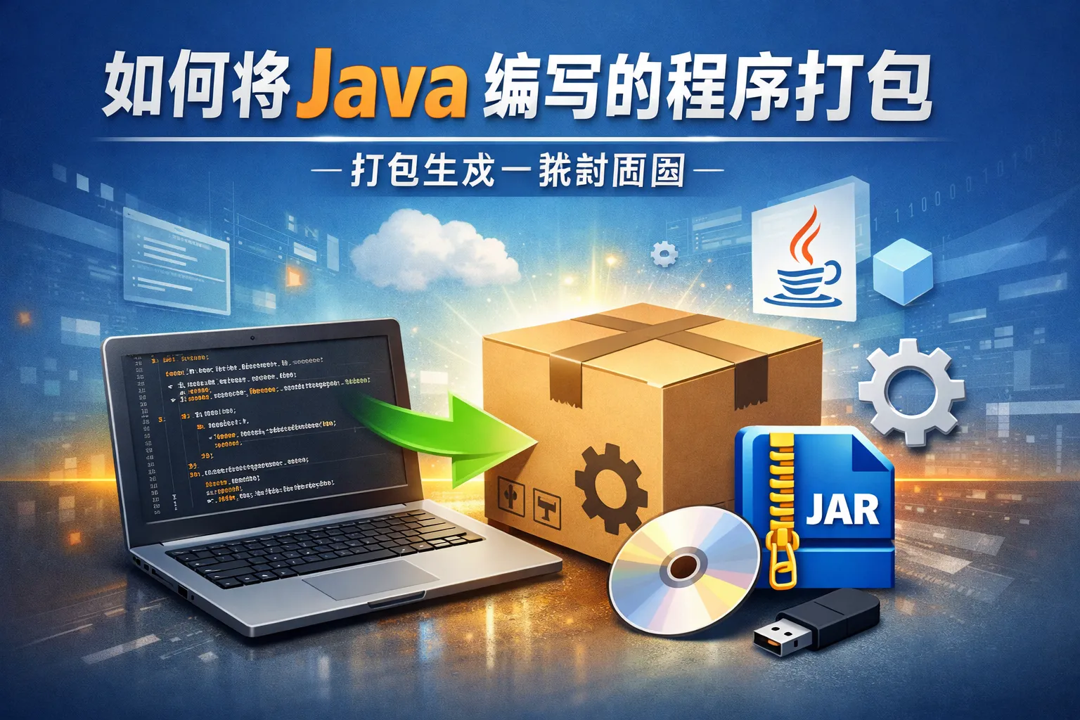 如何将java编写的程序打包