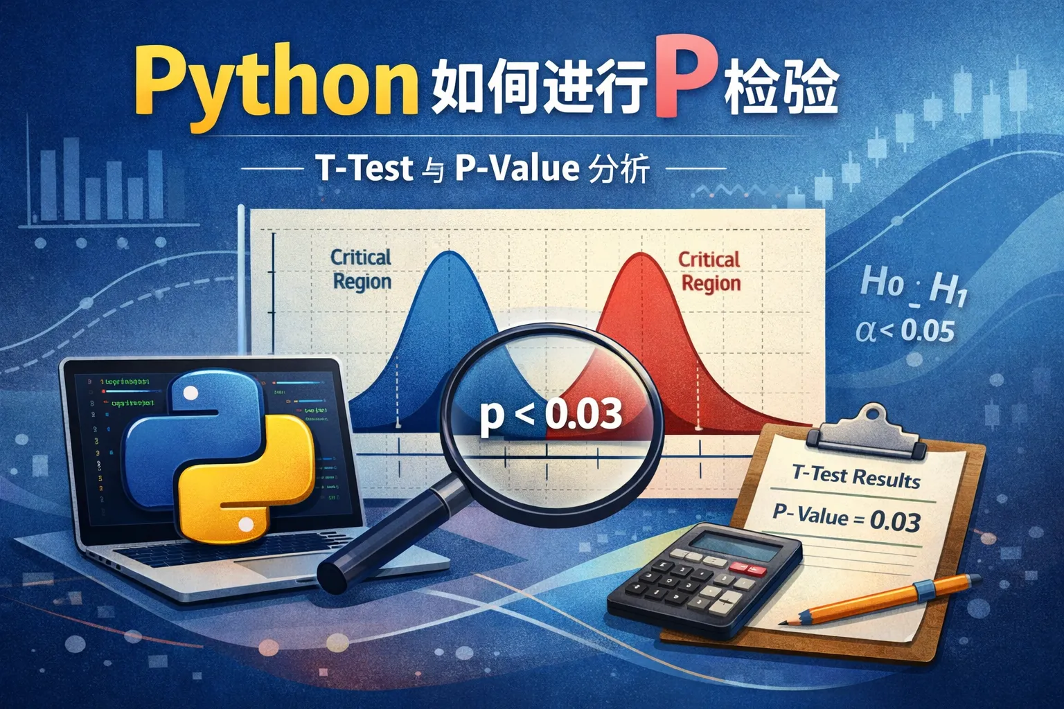 python如何进行p检验