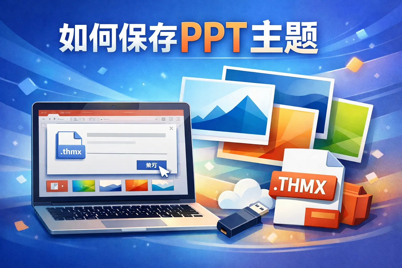 如何保存ppt主题