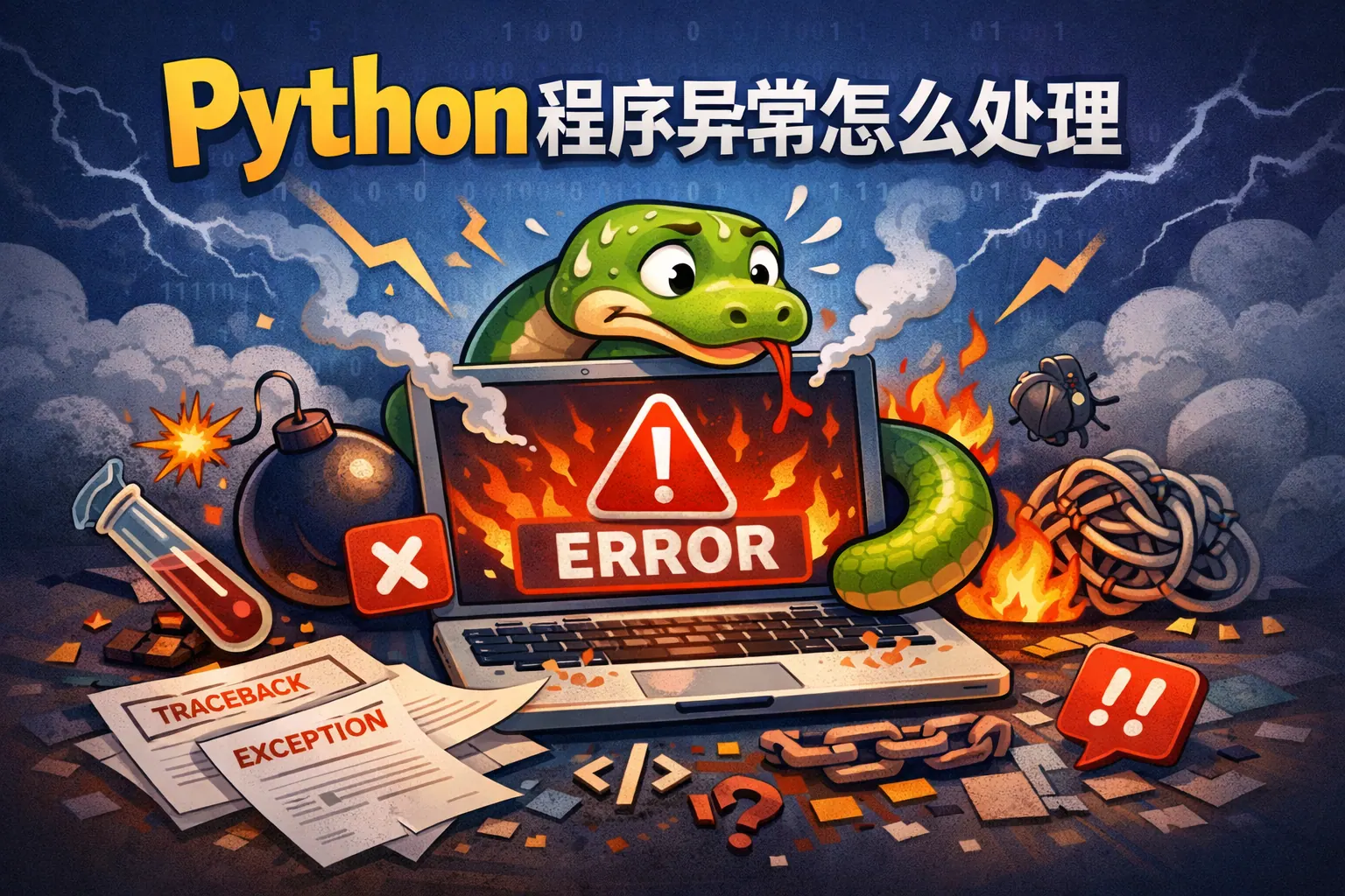 python程序异常怎么处理