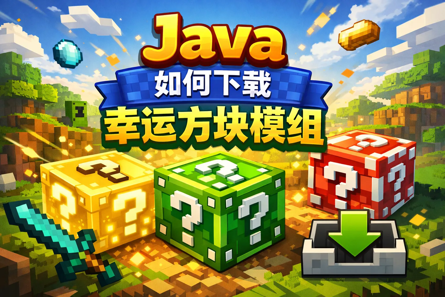 java如何下载幸运方块模组