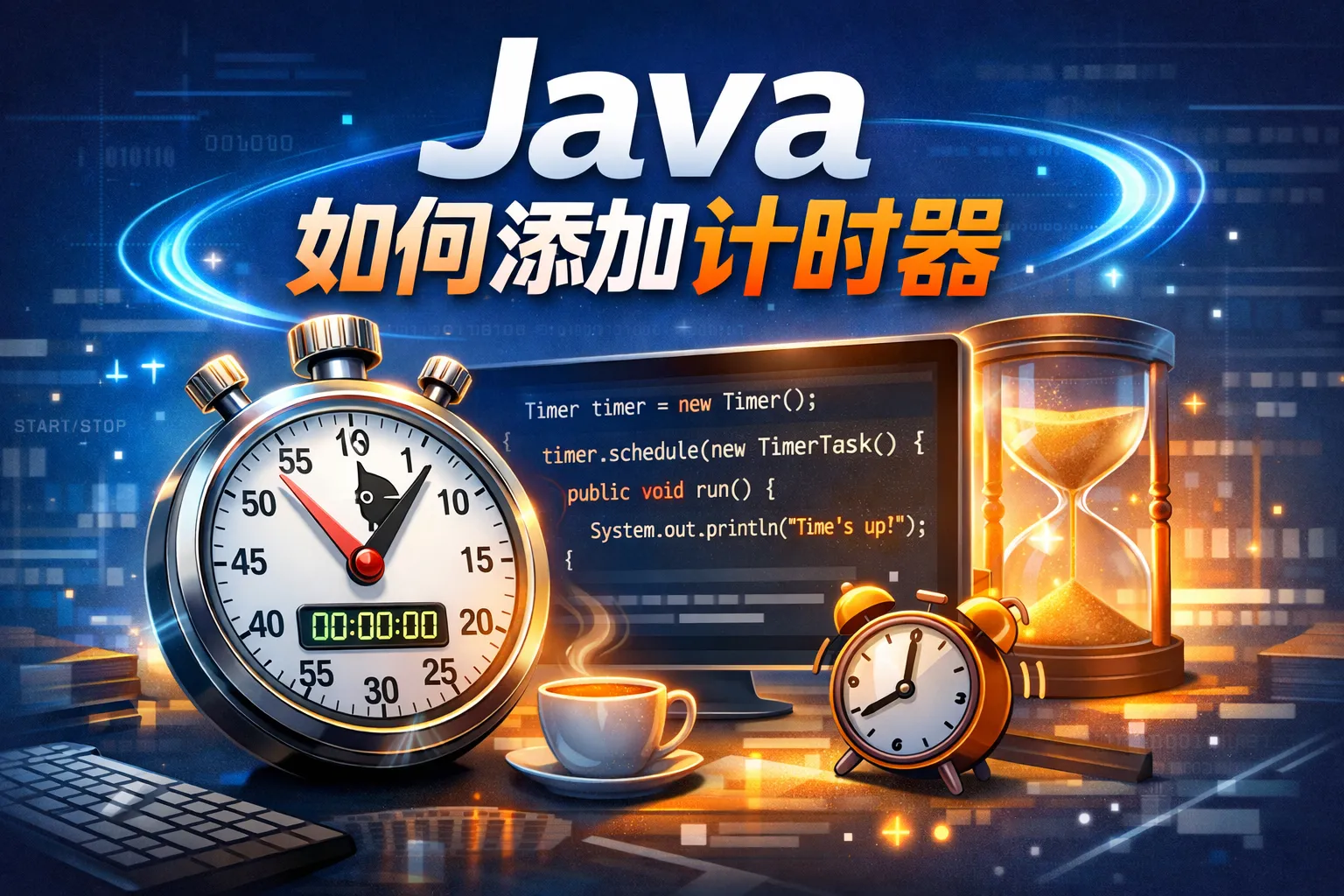 java如何添加计时器