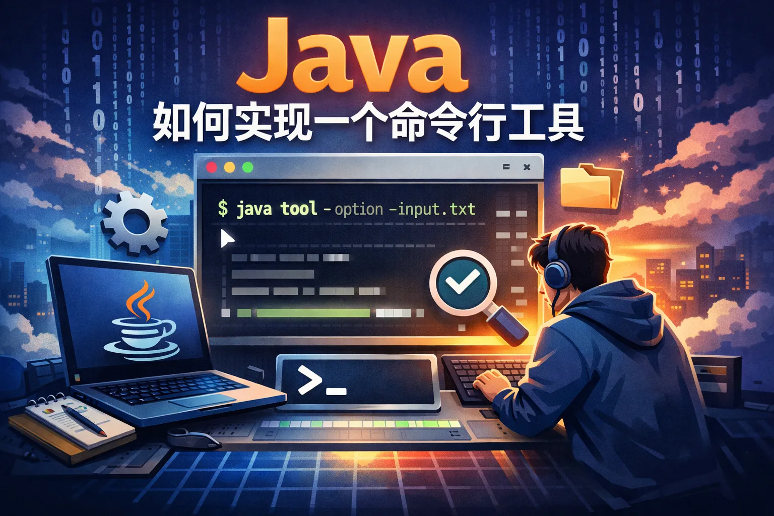 java如何实现一个命令行工具