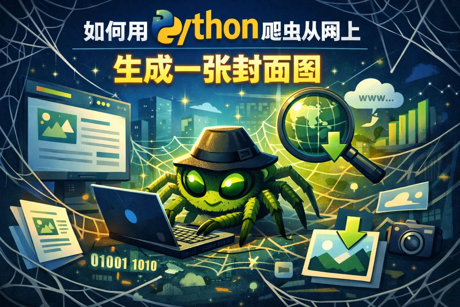 如何用python爬虫从网上