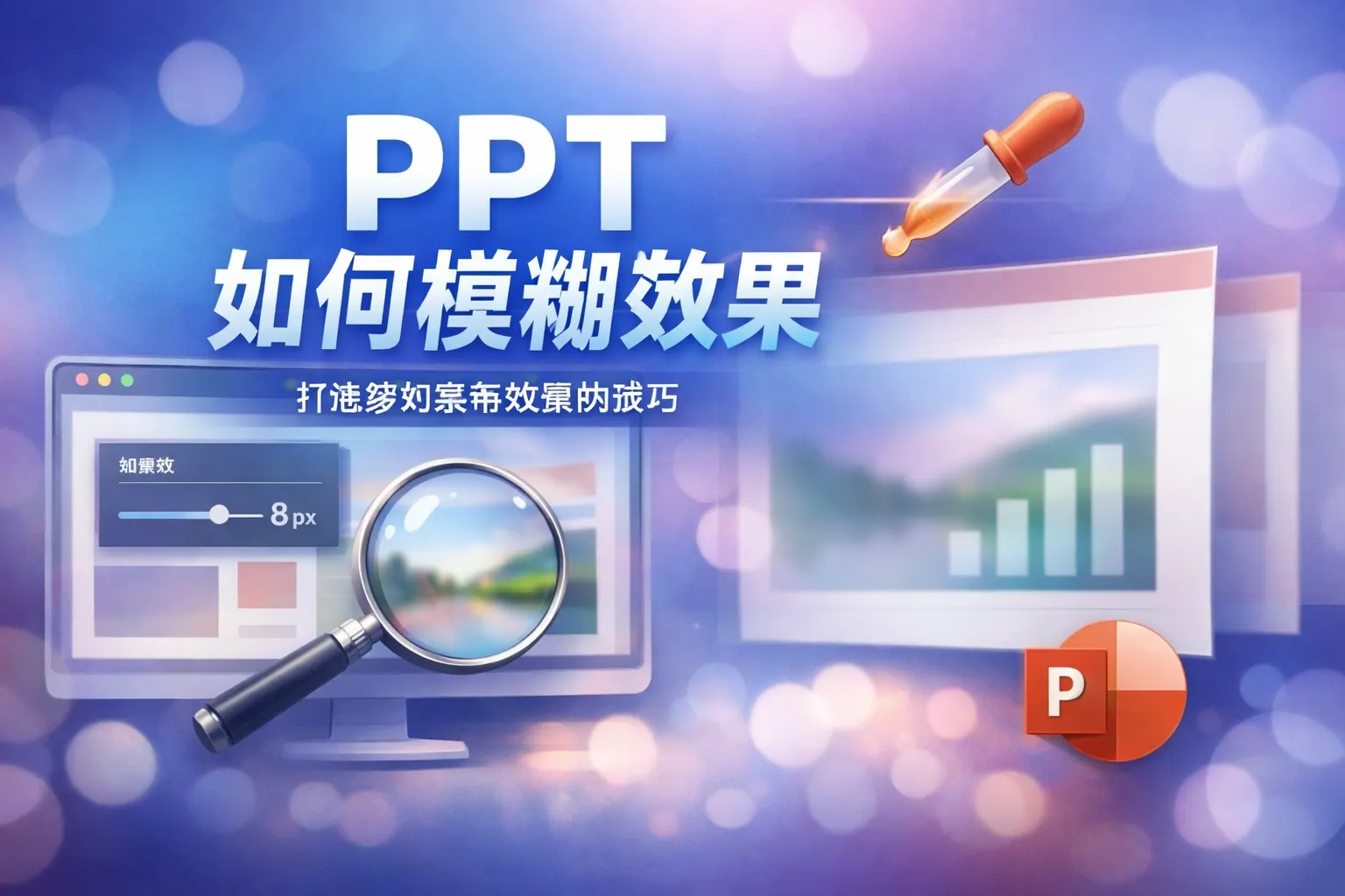 ppt如何模糊效果
