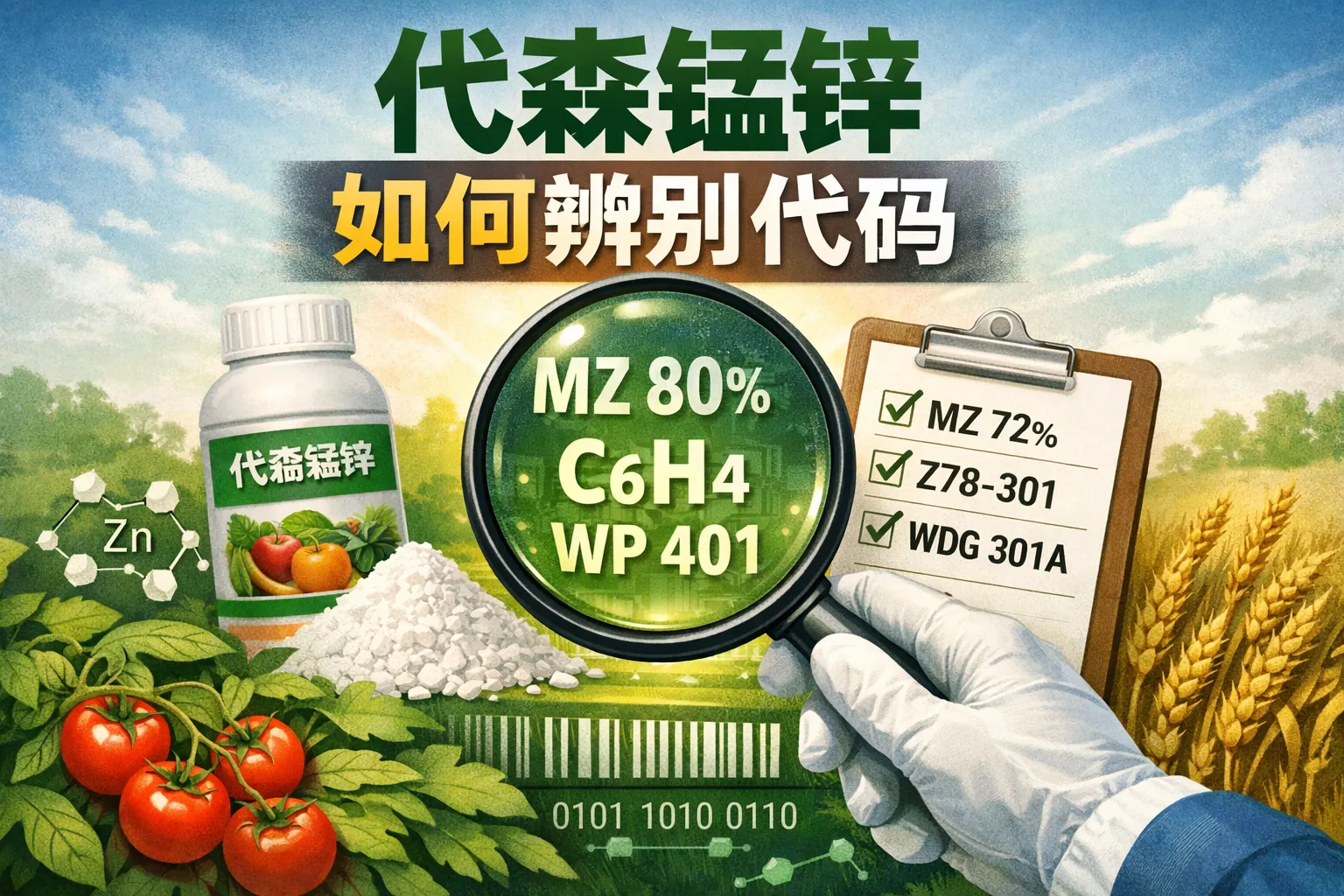 代森锰锌如何辨别代码