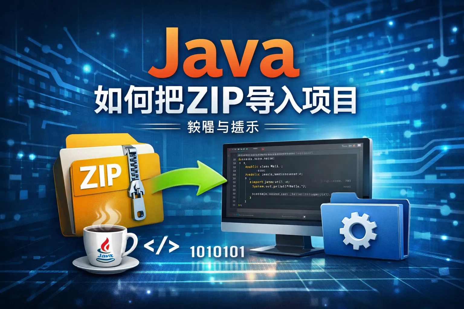 java如何把zip导入项目