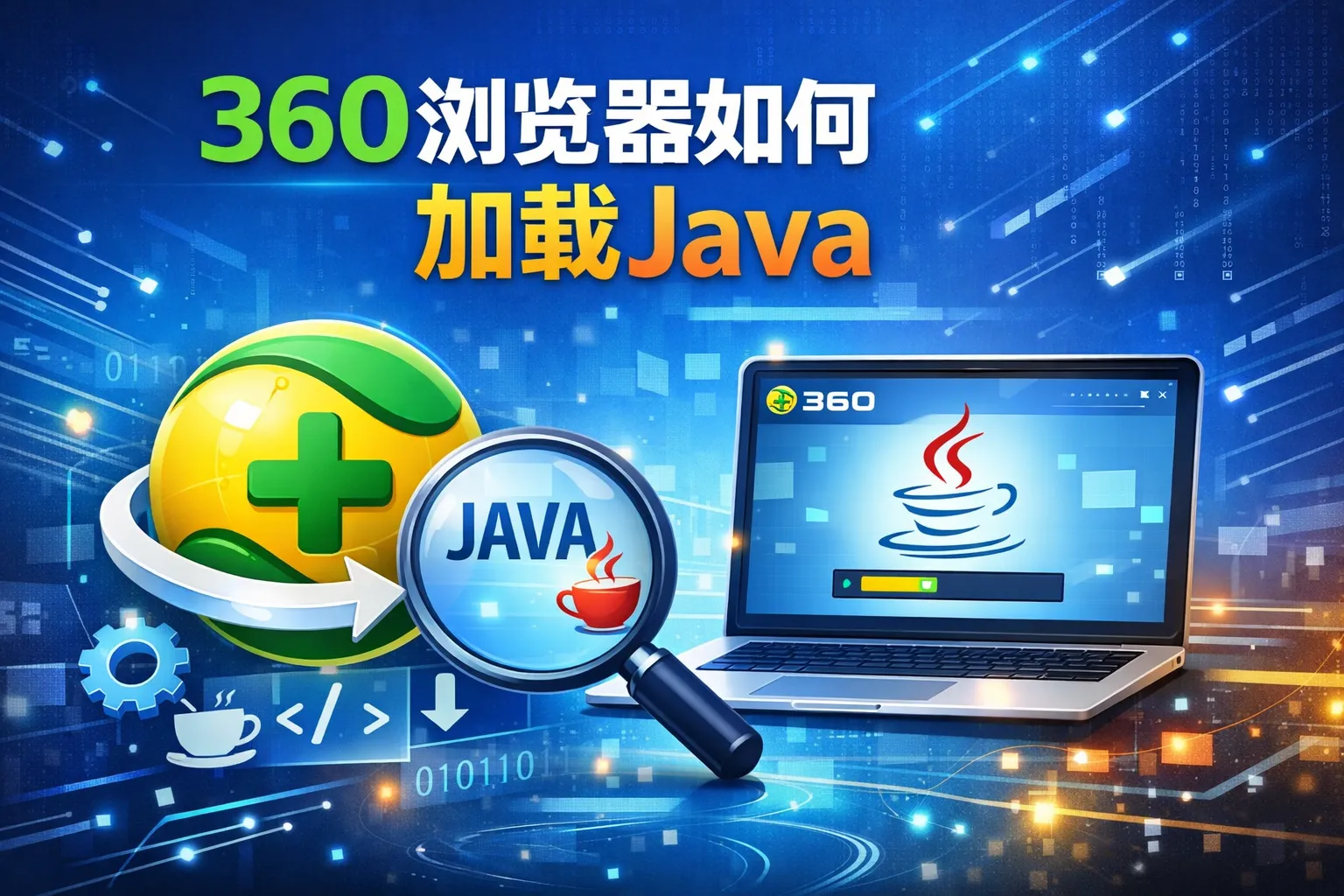 360浏览器如何加载java