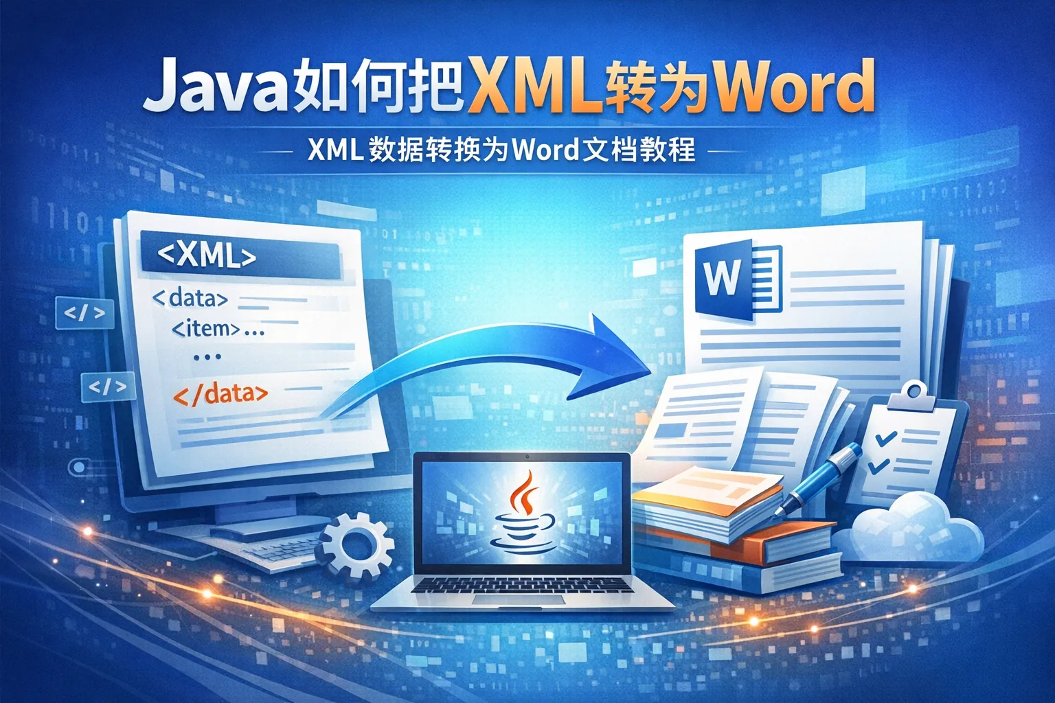java如何把xml转为word
