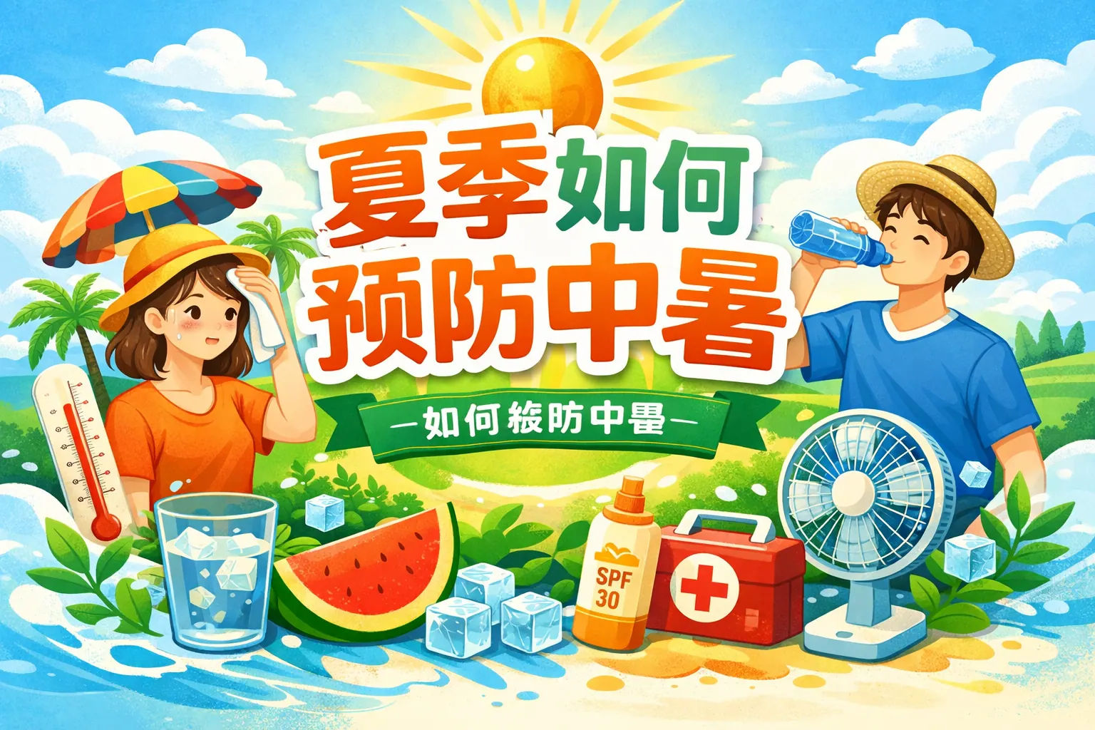 夏季如何预防中暑ppt
