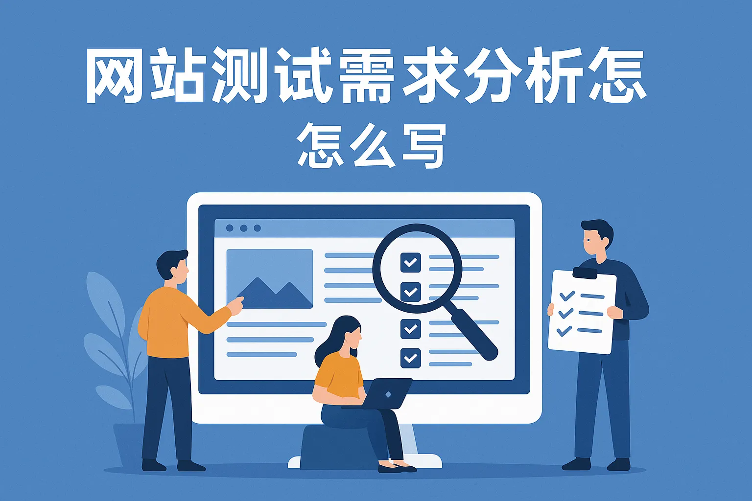 网站测试需求分析怎么写