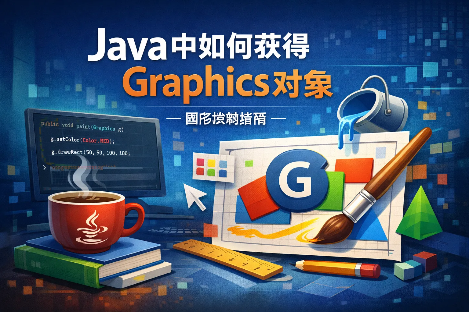 java中如何获得graphics对象
