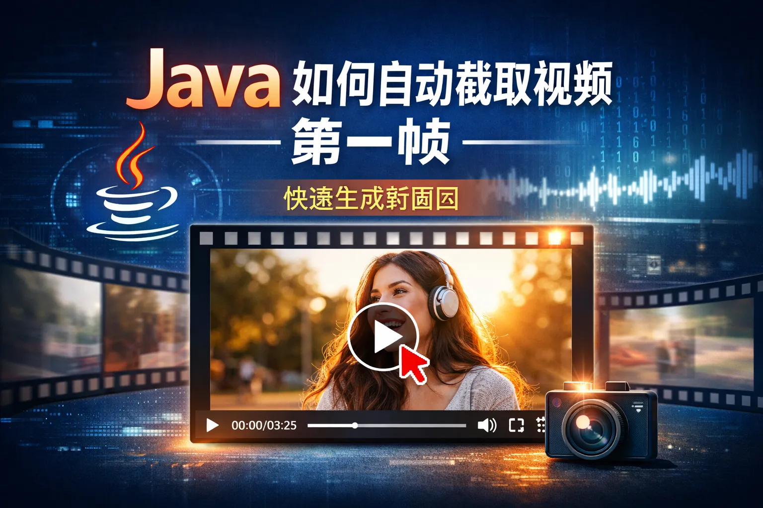 java如何自动截取视频第一帧