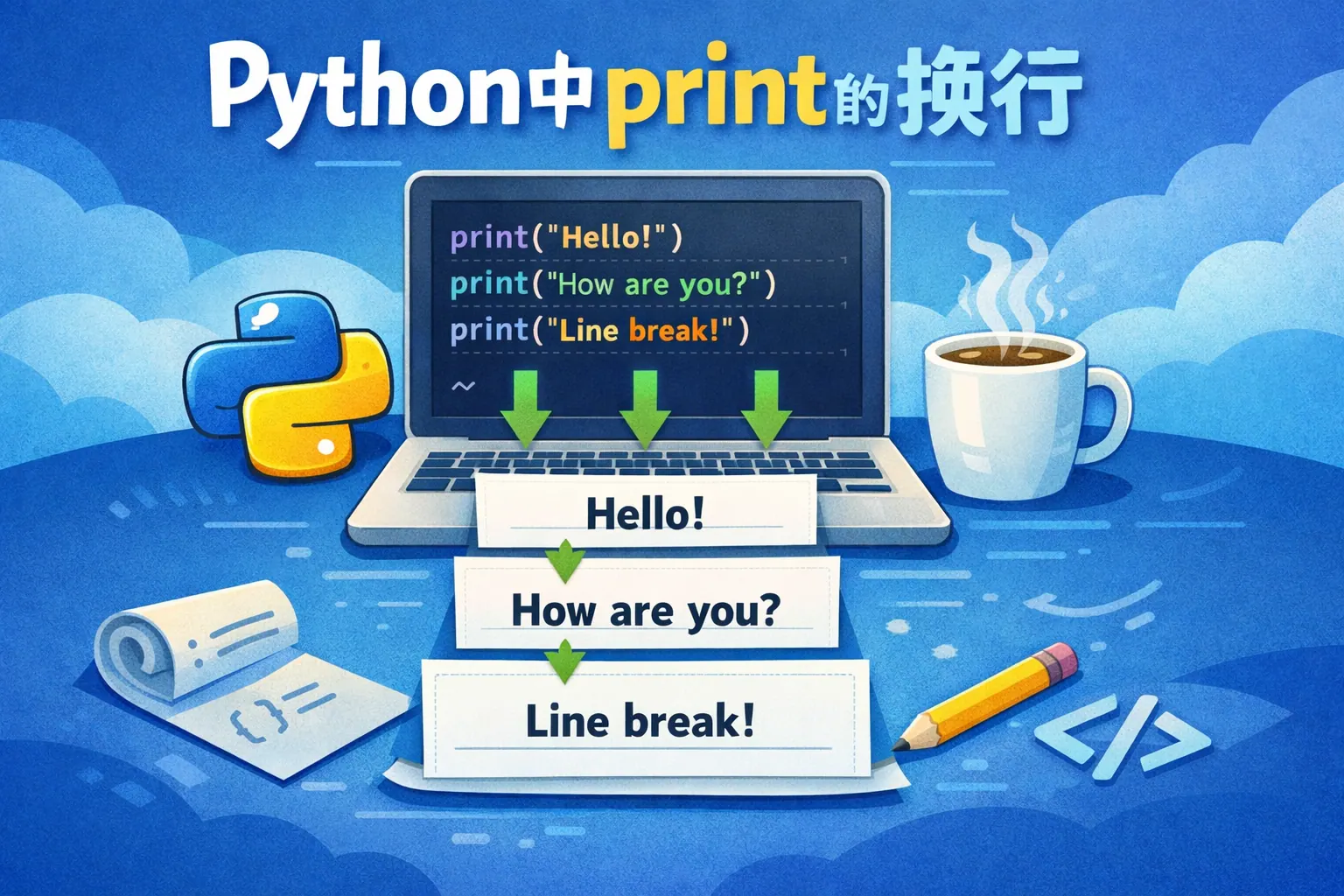 python中print的换行