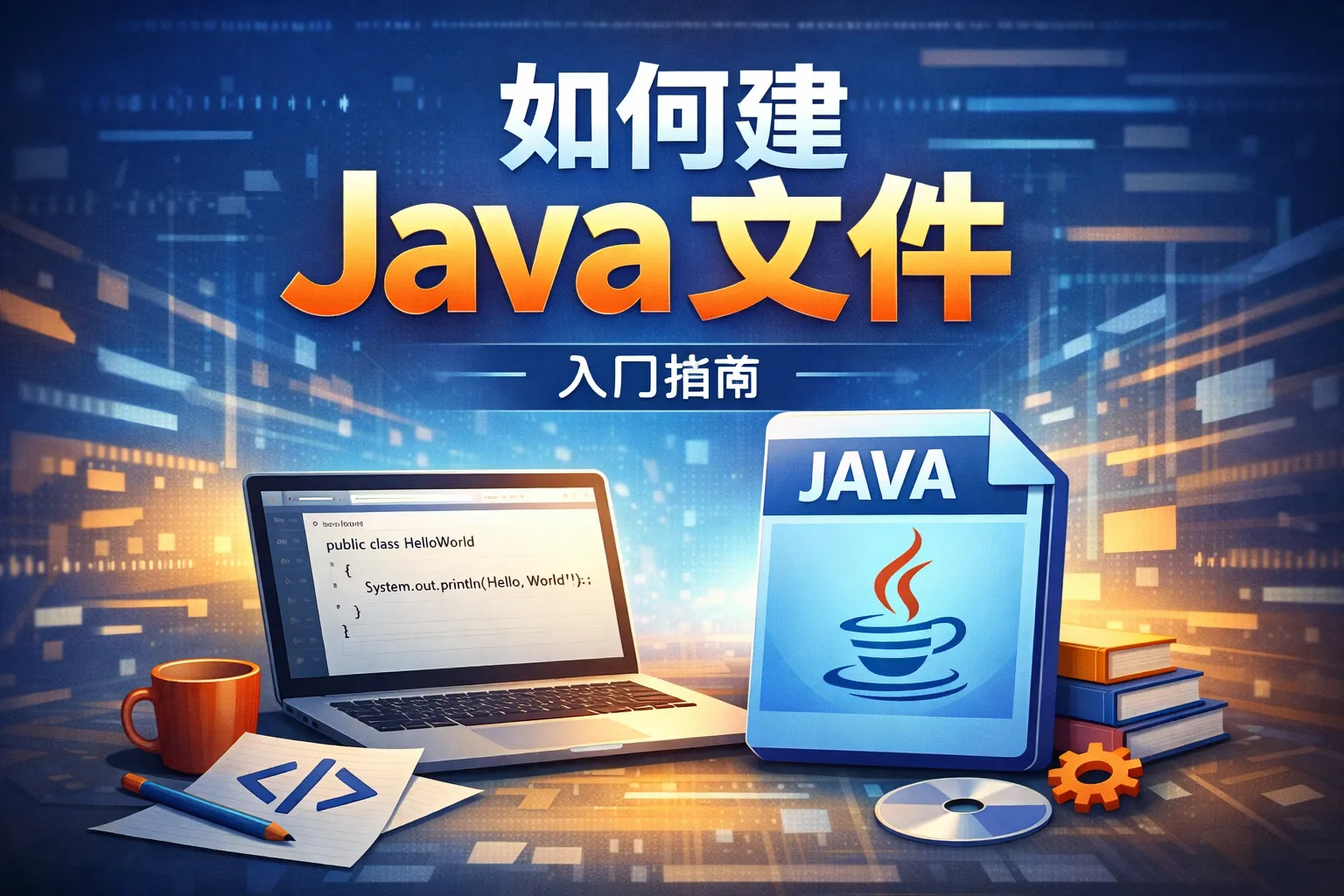 如何建java文件