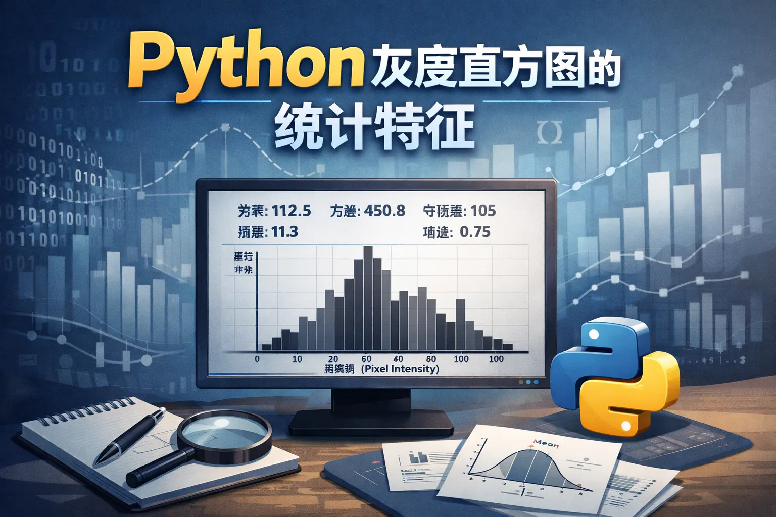 python灰度直方图的统计特征