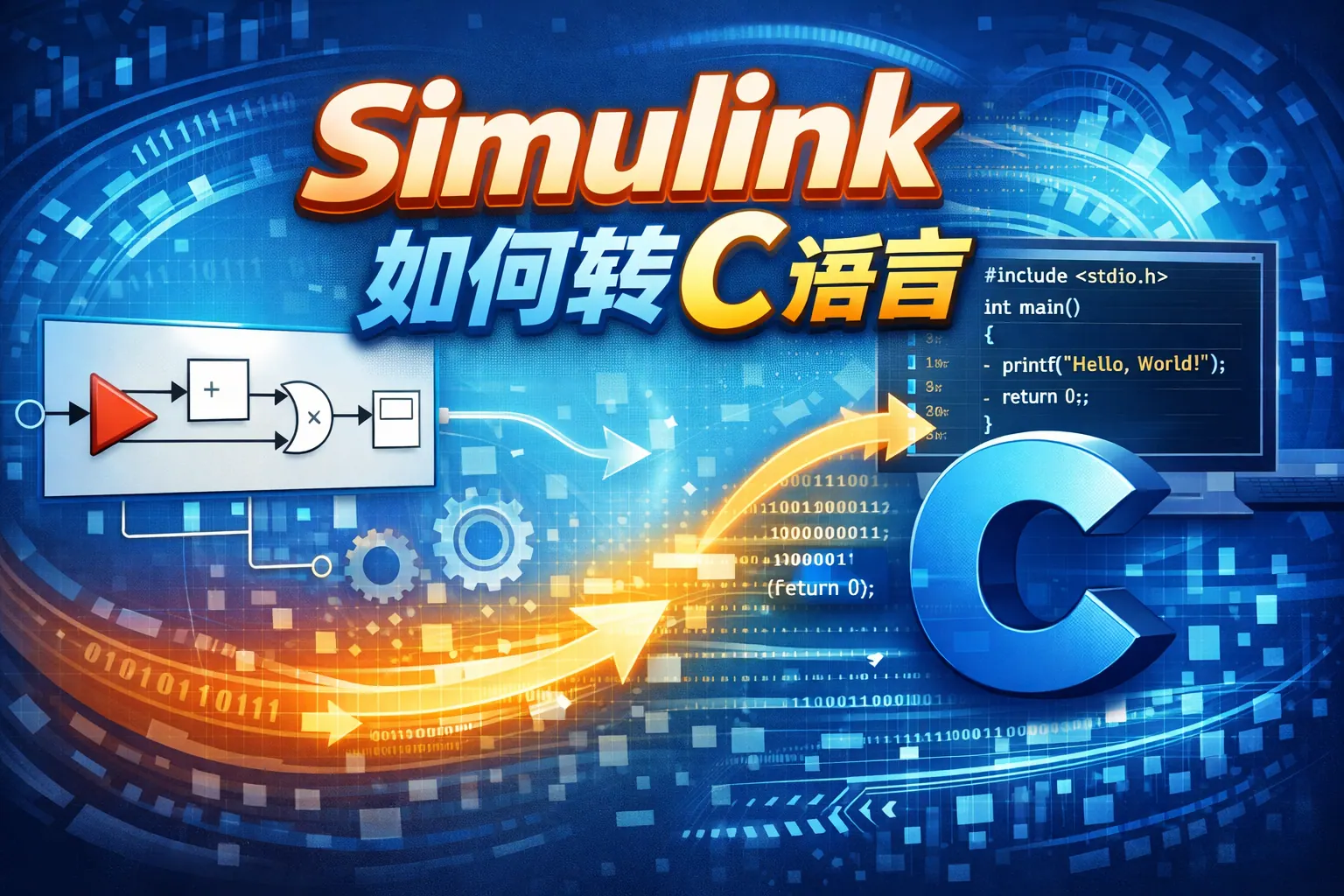 simulink如何转c语言