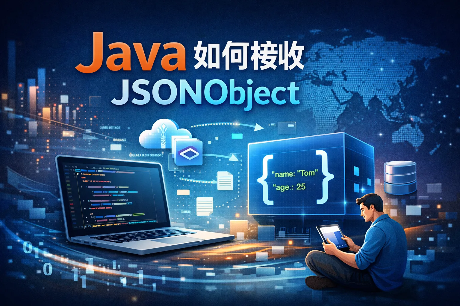 java如何接收jsonobject
