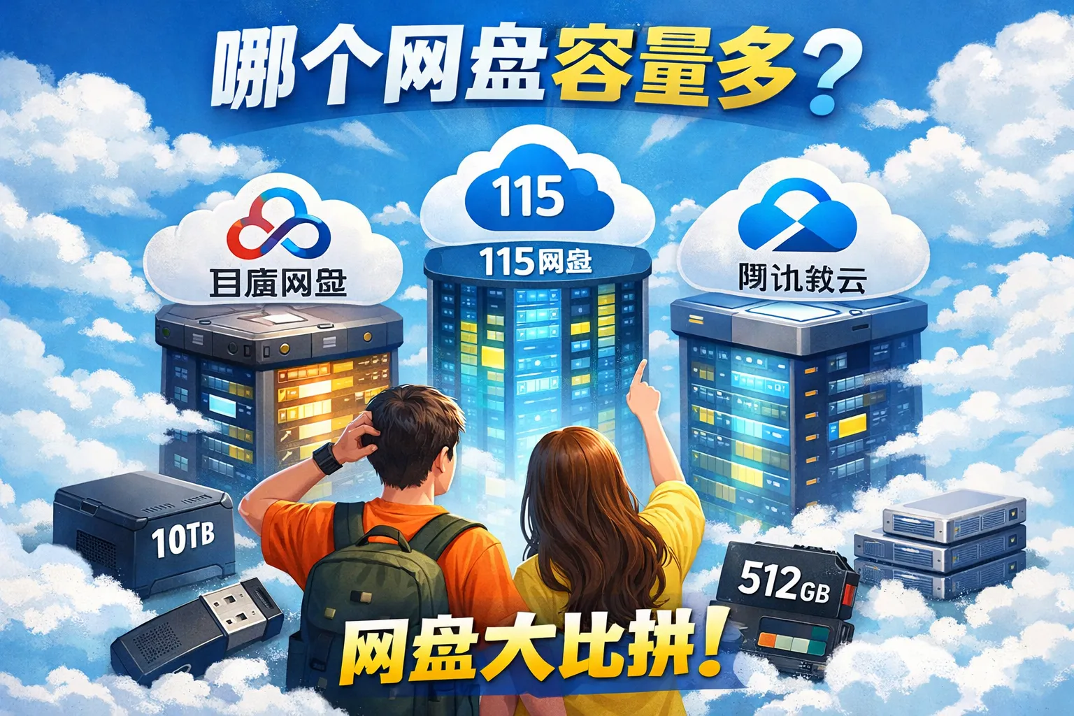 哪个网盘容量多