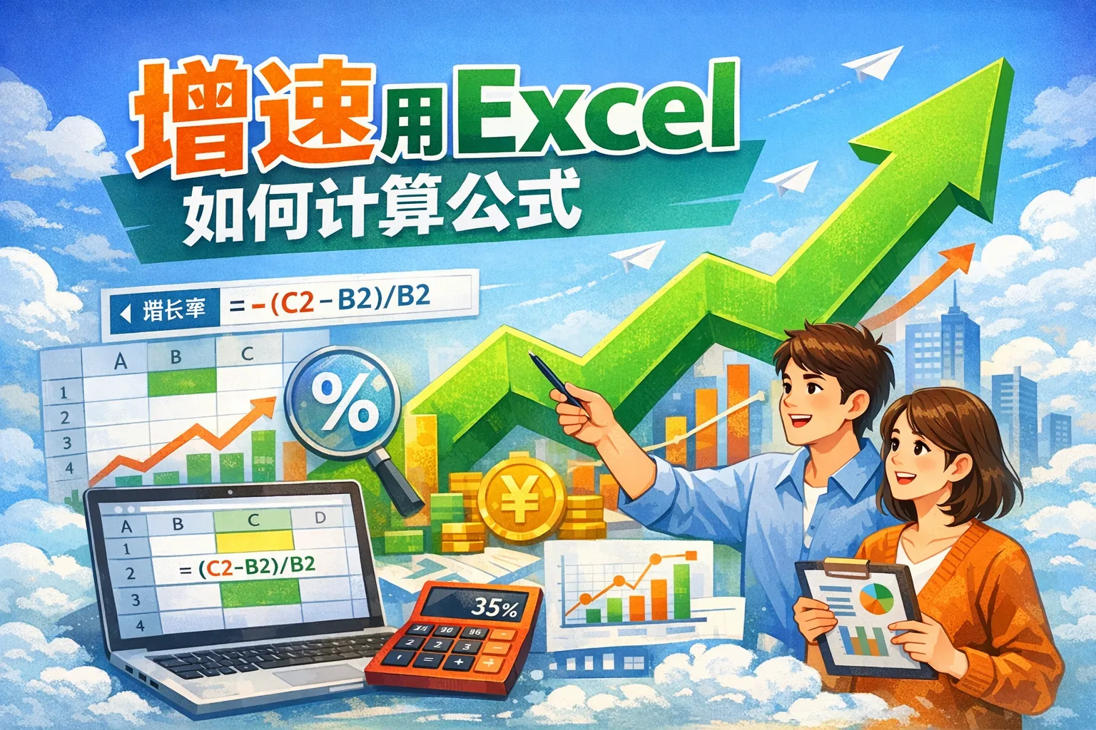 增速用excel如何计算公式