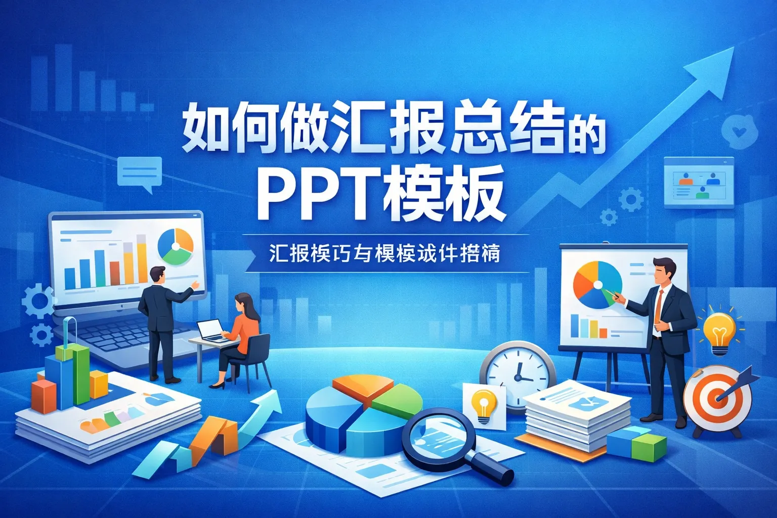 如何做汇报总结的ppt模板