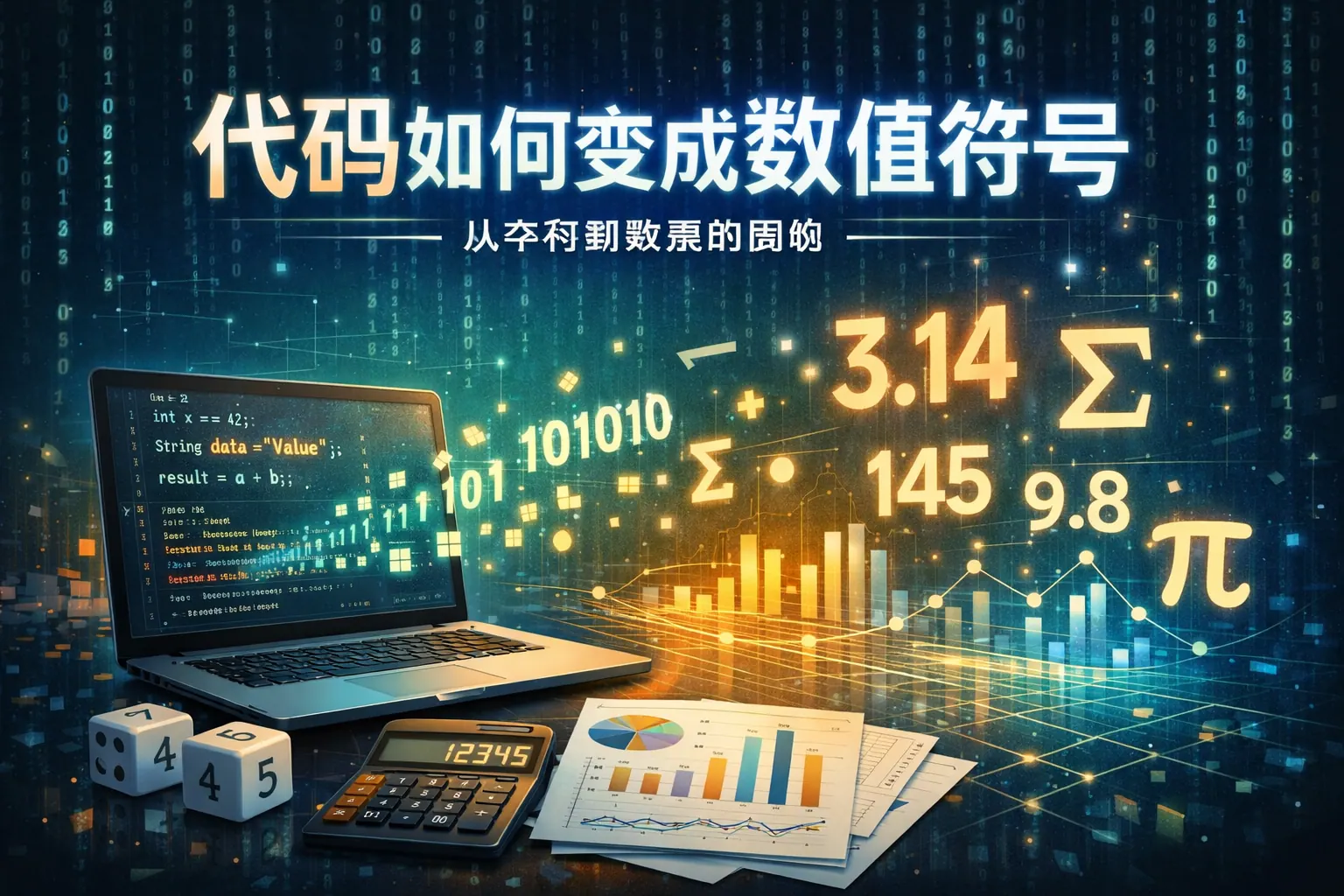 代码如何变成数值符号