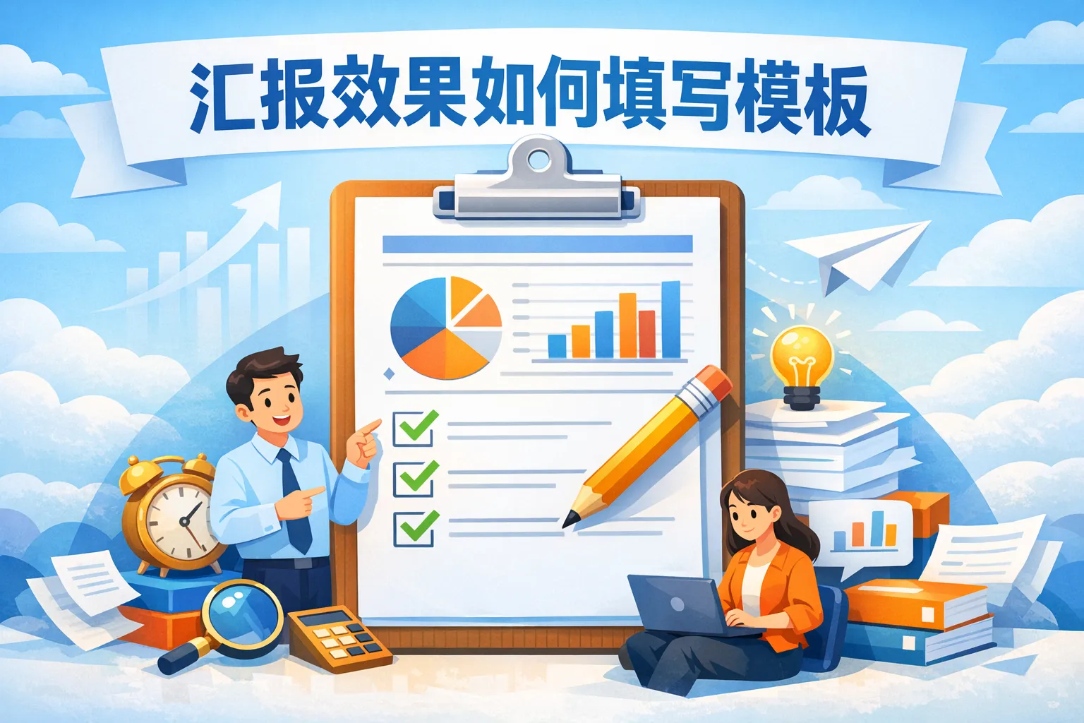 汇报效果如何填写模板