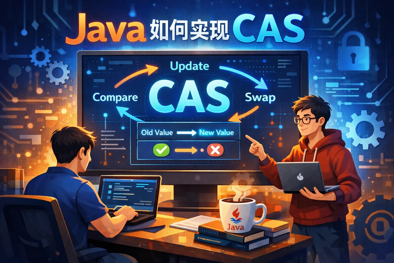 java如何实现cas