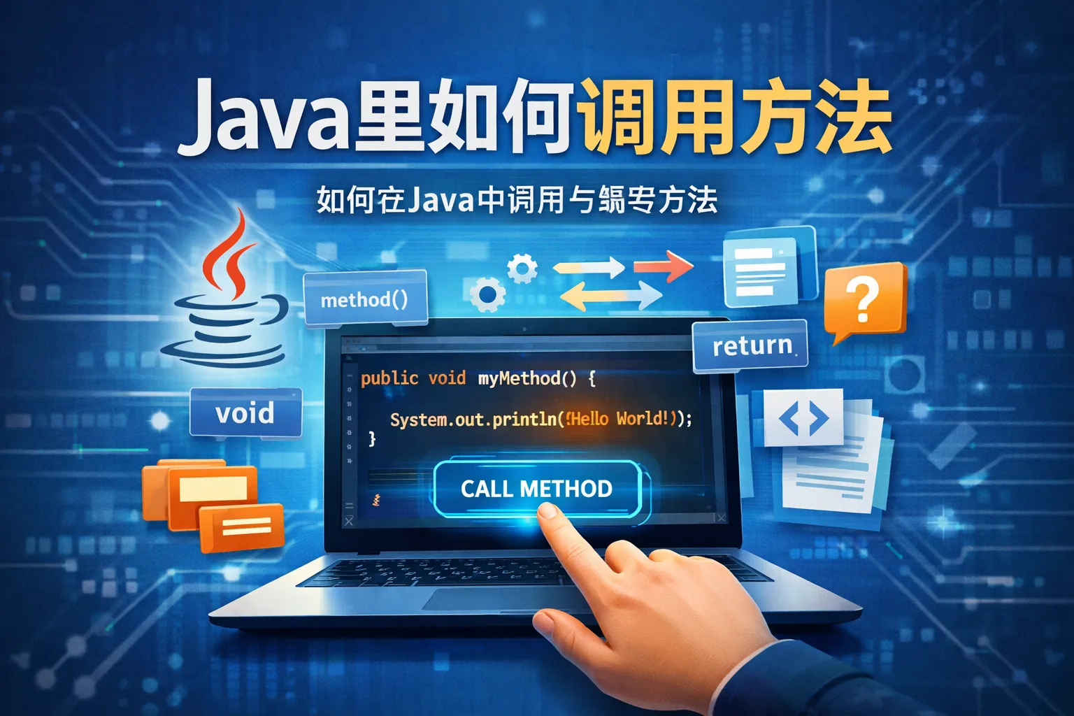 java里如何调用方法