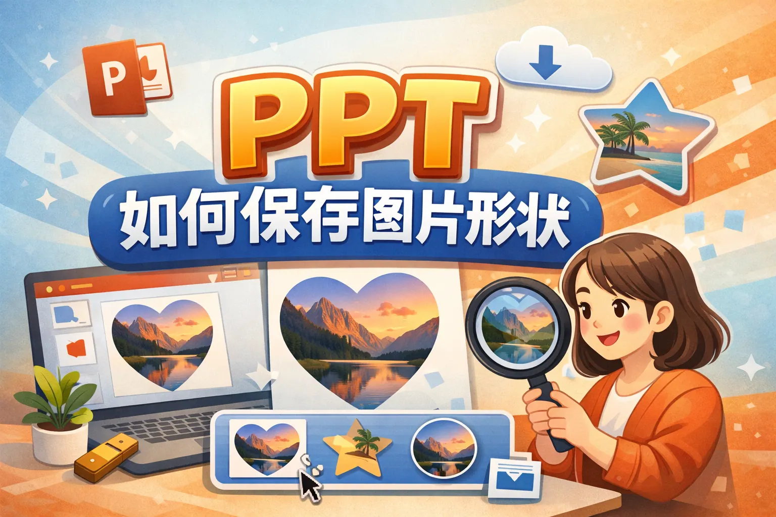 ppt如何保存图片形状