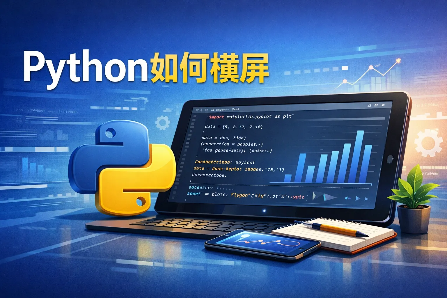 python如何横屏