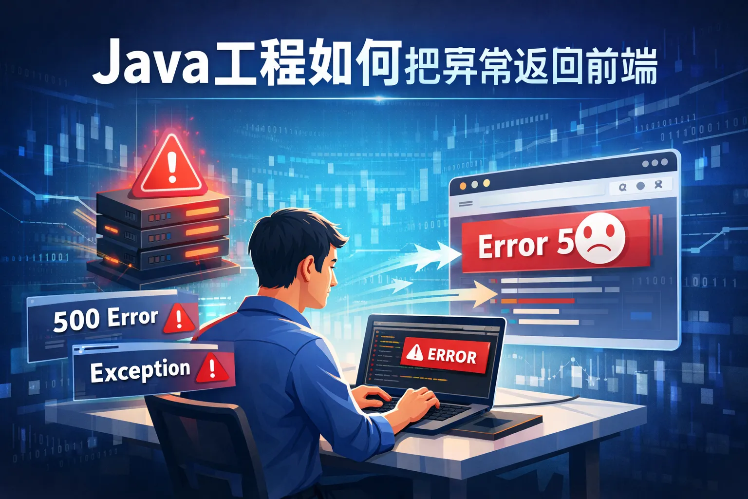 java工程如何把异常返回前端