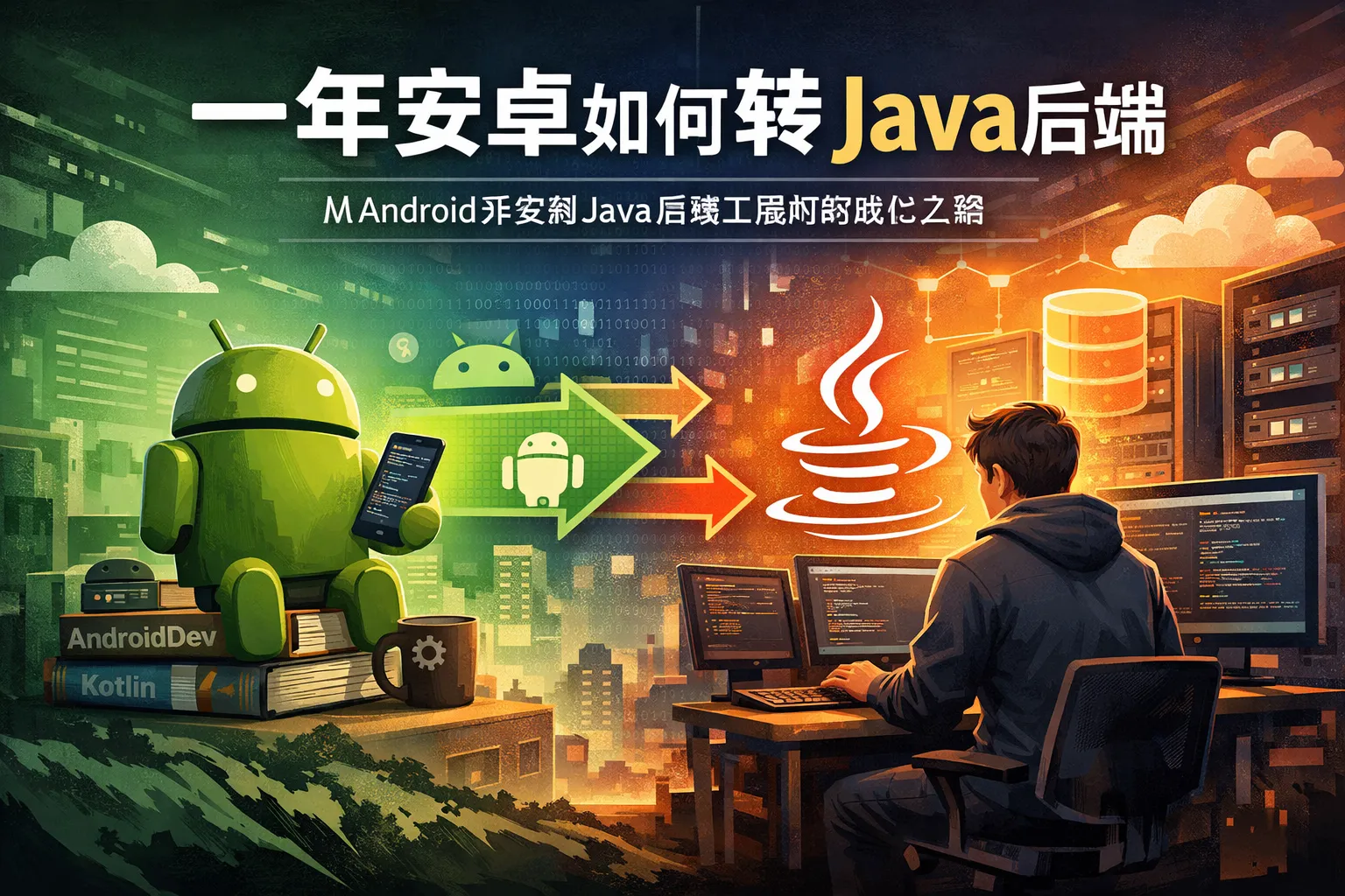 一年安卓如何转java后端