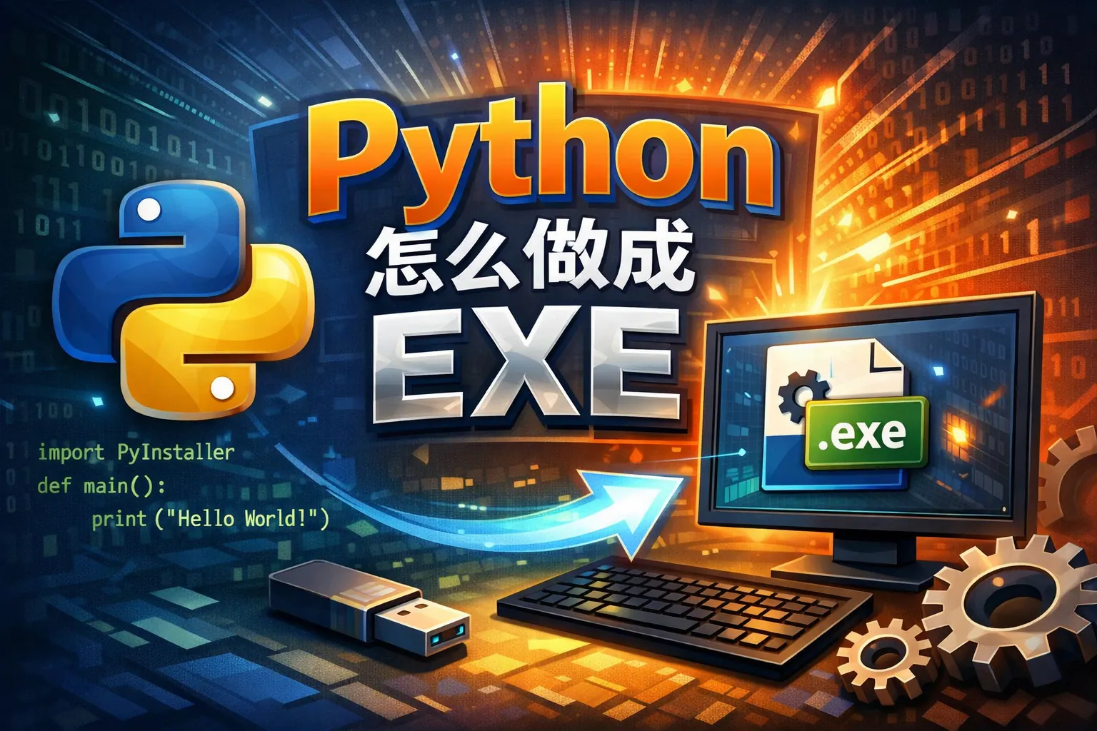 python怎么做成exe