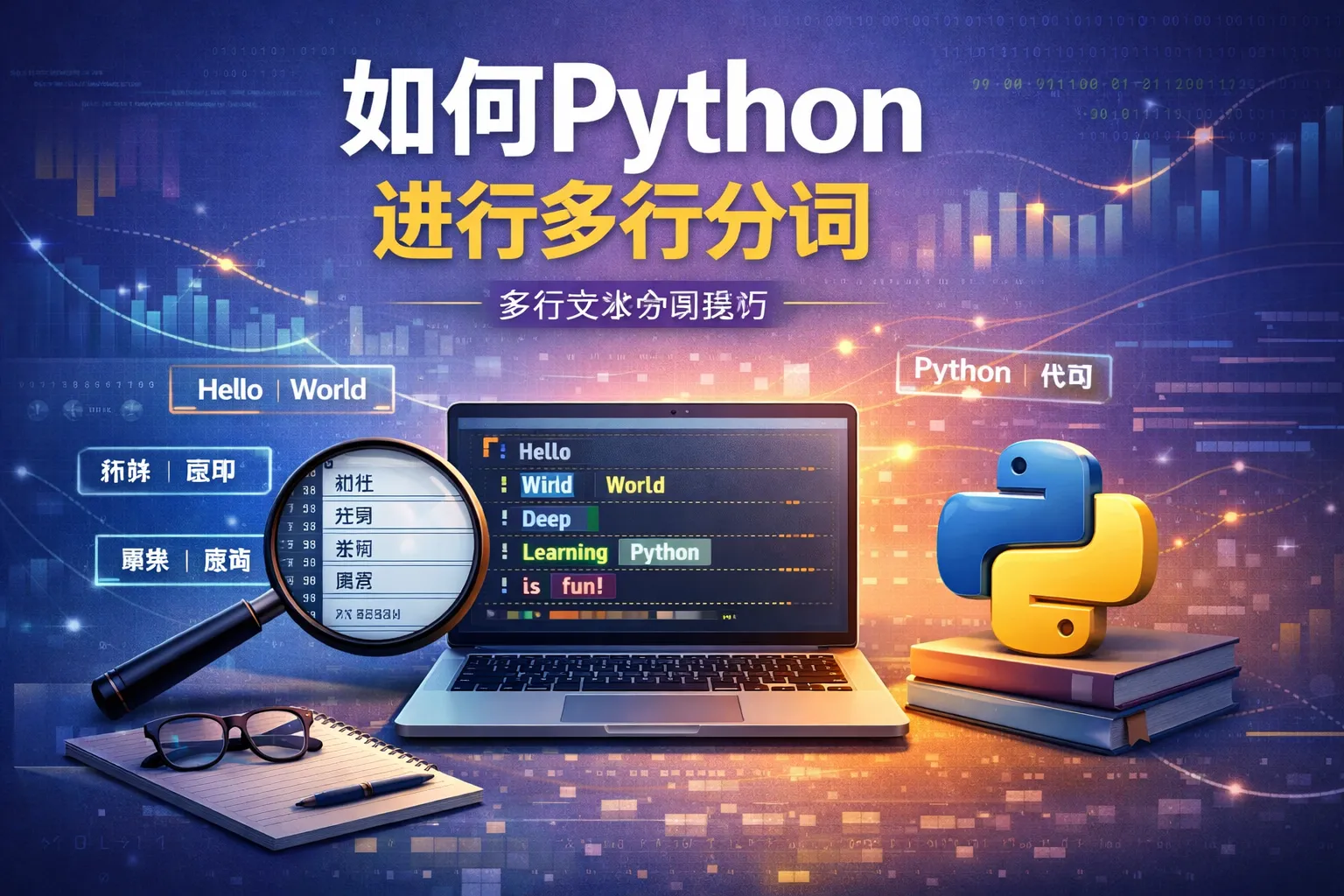 如何Python进行多行分词