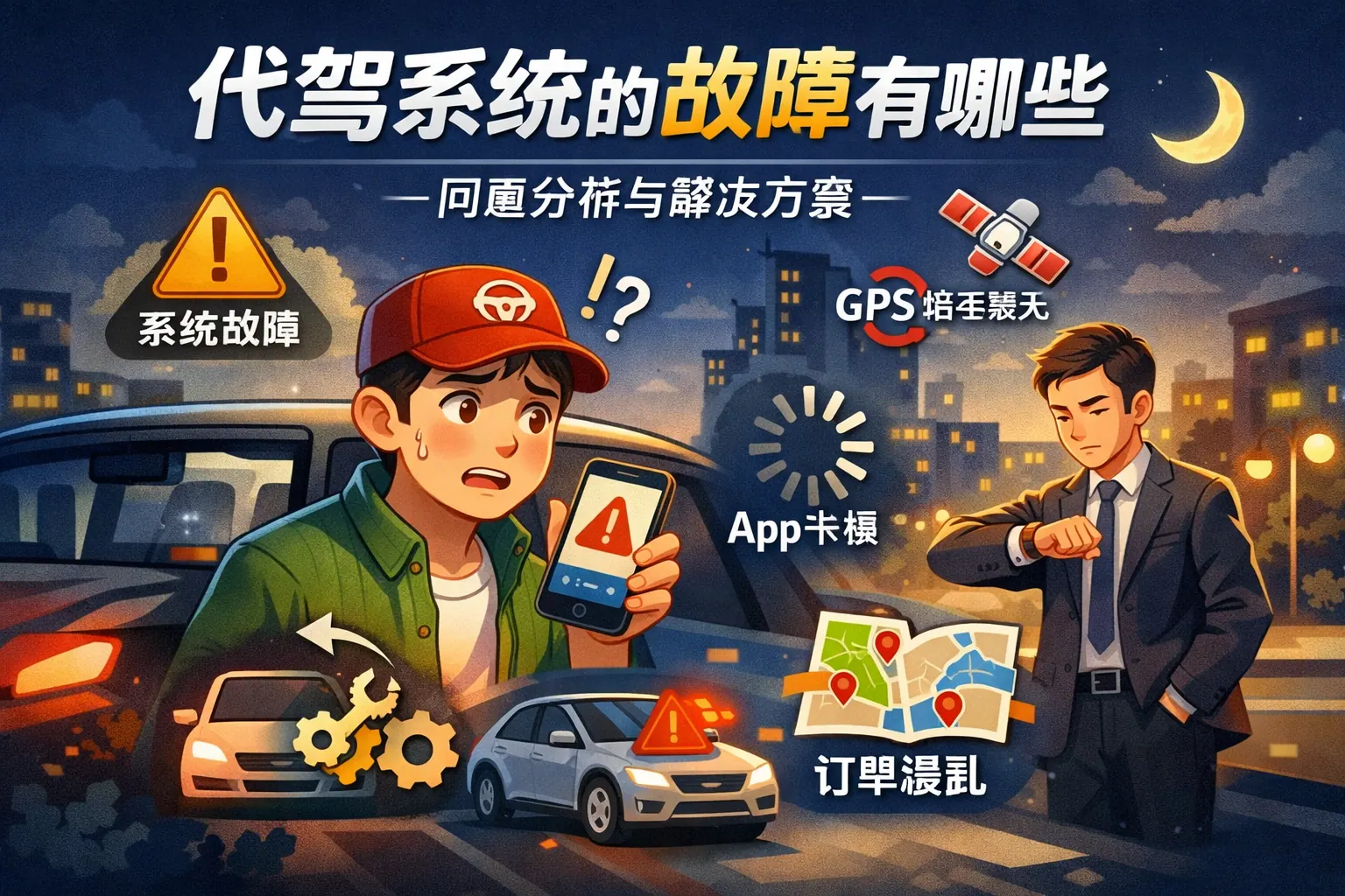 代驾系统的故障有哪些