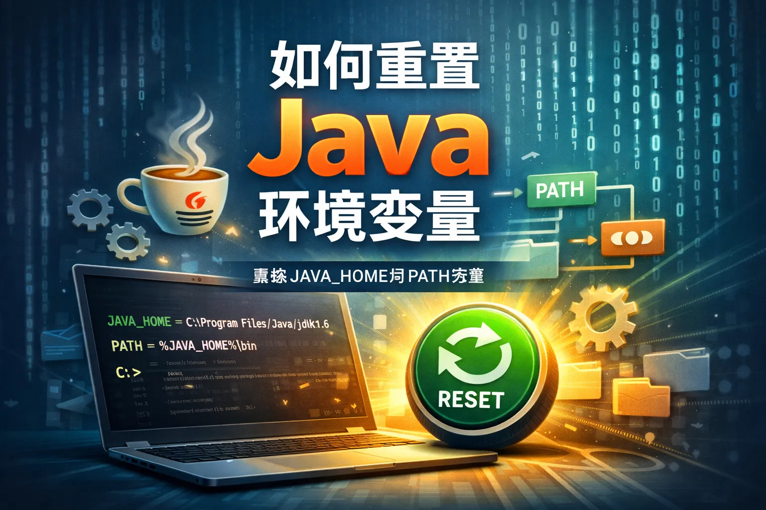 如何重置java环境变量