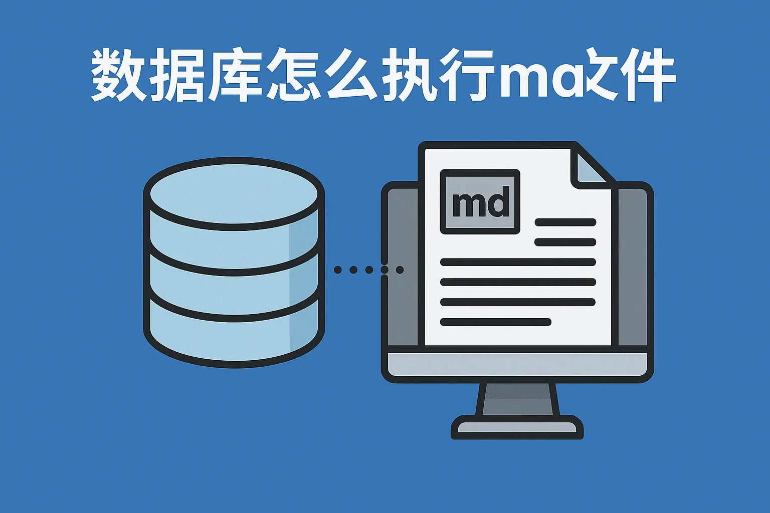 数据库怎么执行md文件