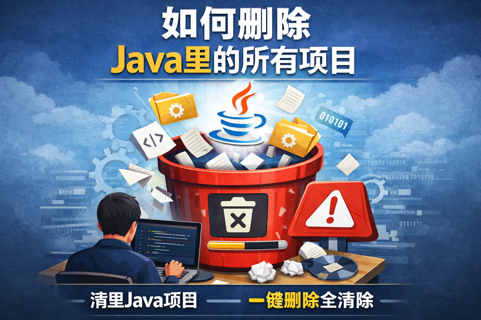 如何删除java里的所有项目