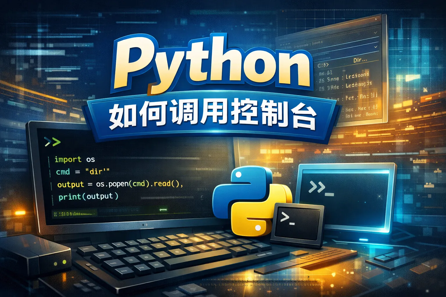python 如何调用控制台