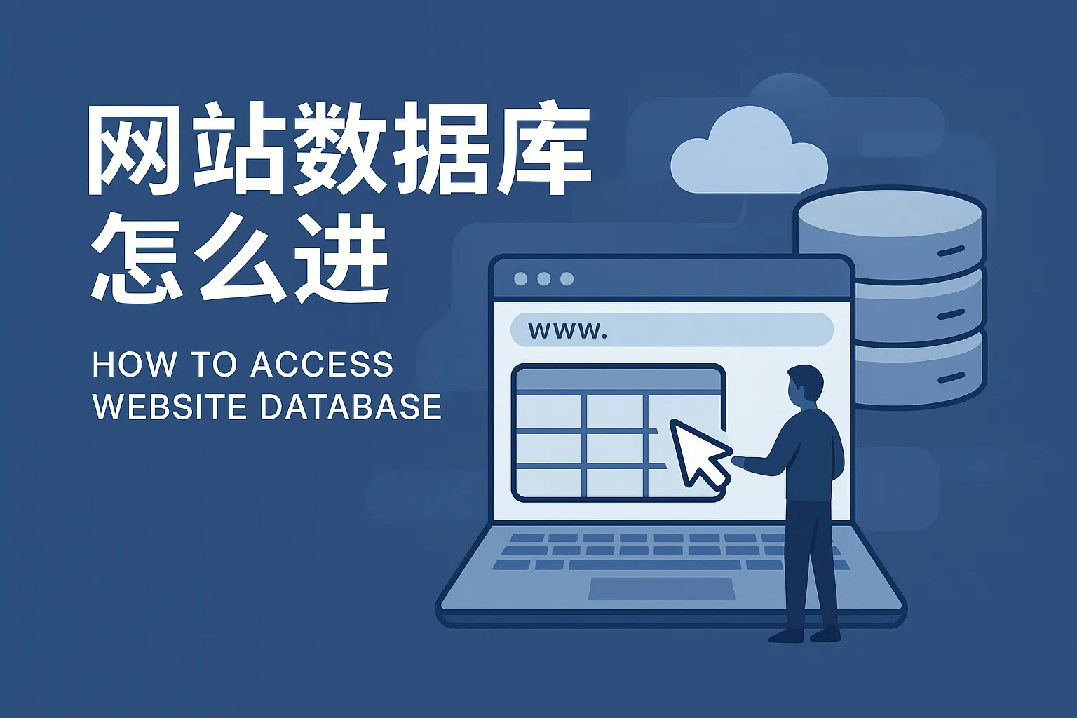 网站数据库怎么进