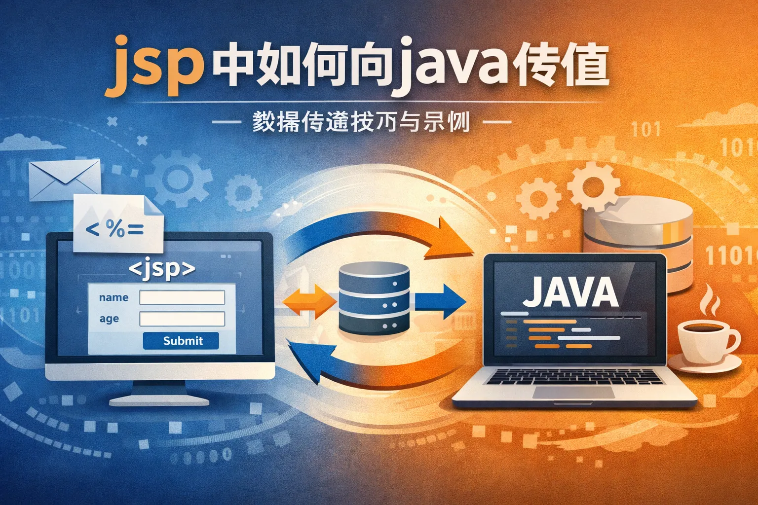 jsp中如何向java传值