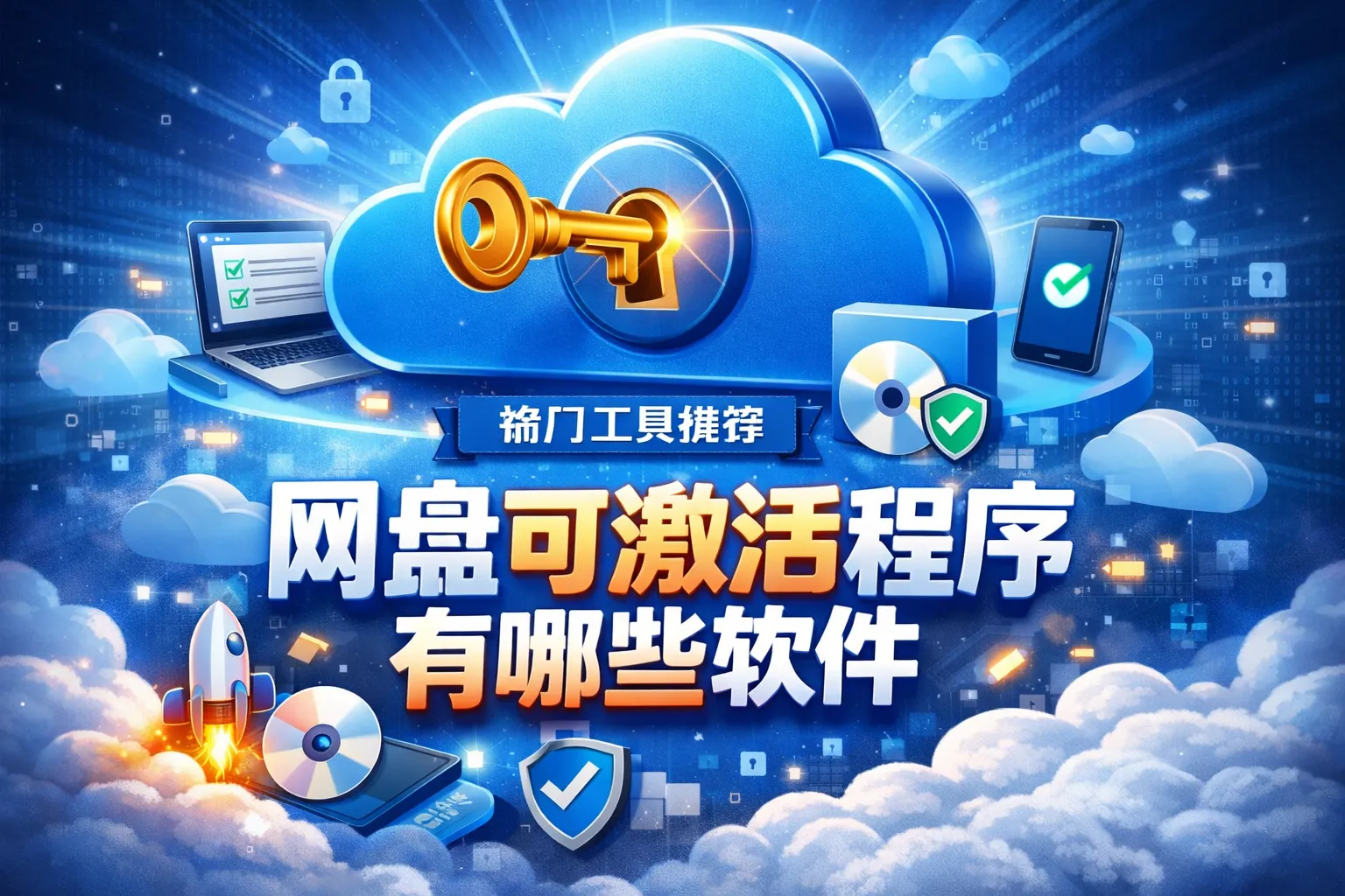 网盘可激活程序有哪些软件