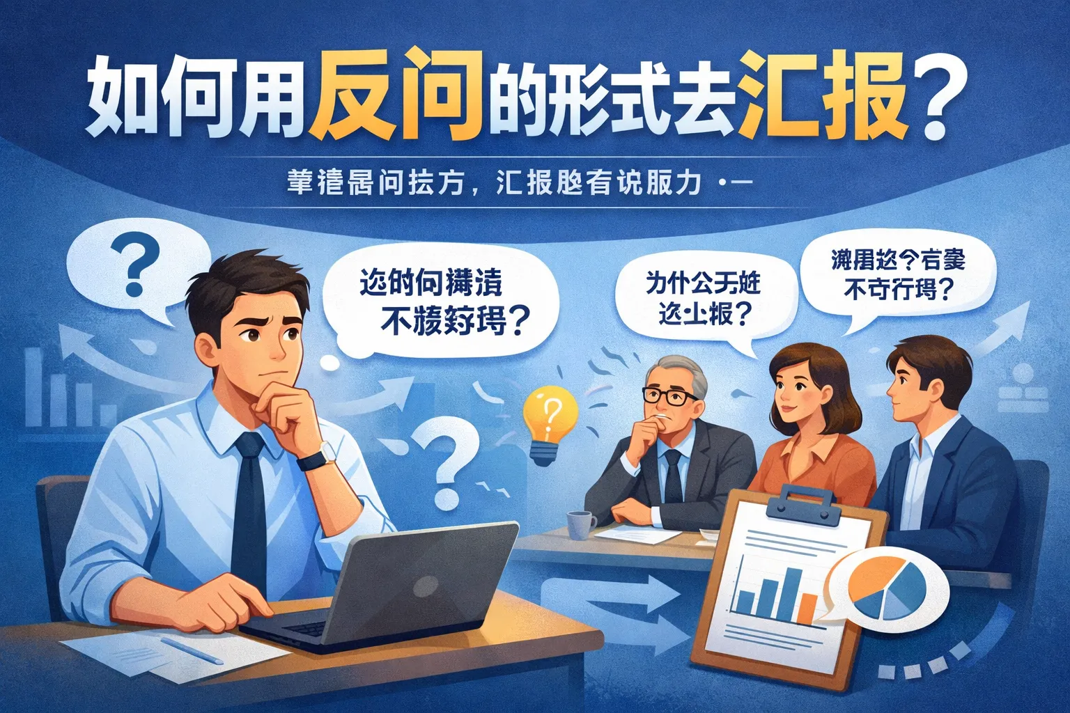 如何用反问的形式去汇报