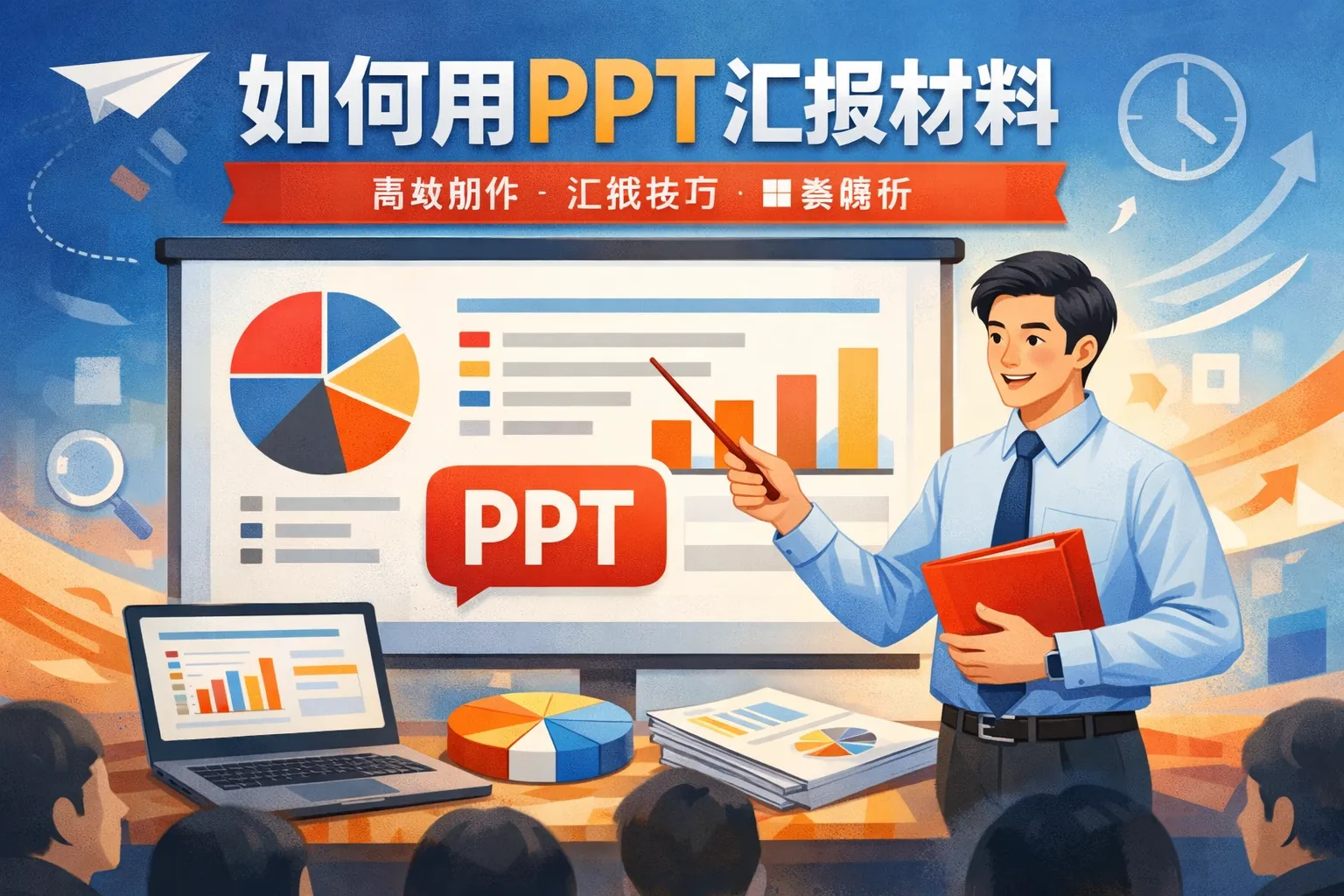 如何用ppt汇报材料